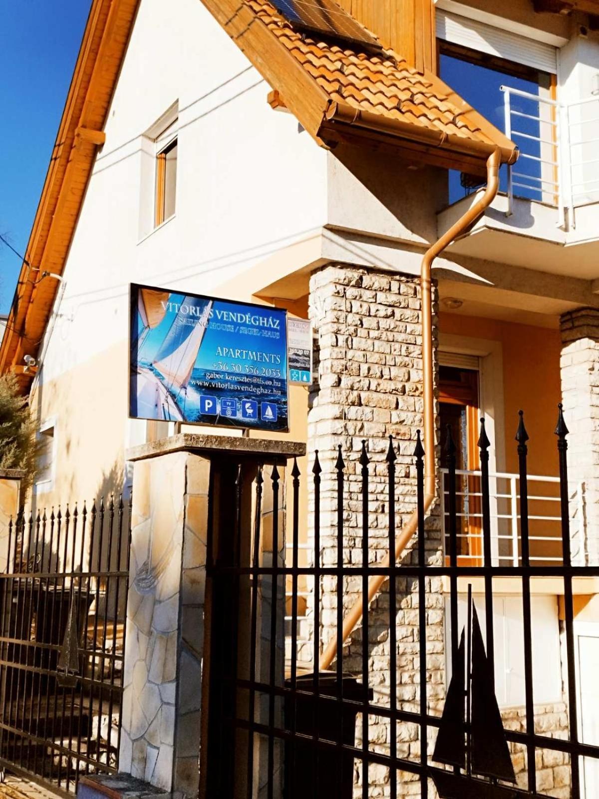 Apartman Vitorlás Vendégház Balatonfüred Esterno foto